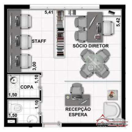 Imagem Sala Comercial à Venda, 33 m² em Centro - Jacareí Imagem Sala Comercial à Venda, 33 m² em Centro - Jacareí