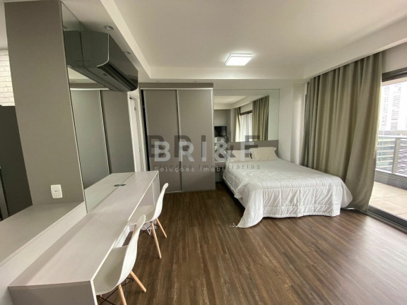 Imagem Apartamento com 1 Quarto para Alugar, 40 m² em Brooklin - São Paulo Imagem Apartamento com 1 Quarto para Alugar, 40 m² em Brooklin - São Paulo