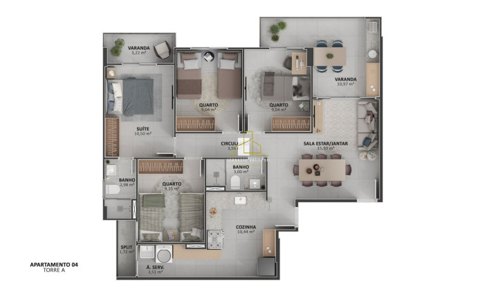 Imagem Imóvel com 4 Quartos à Venda, 101 m² em Praia Da Costa - Vila Velha