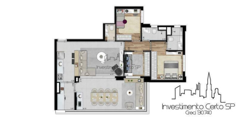 Imagem Apartamento com 3 Quartos à Venda, 96 m² em Pinheiros - São Paulo