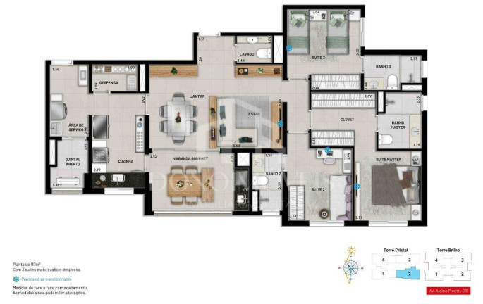 Imagem Apartamento com 3 Quartos à Venda, 117 m² em Centro - São Bernardo Do Campo Imagem Apartamento com 3 Quartos à Venda, 117 m² em Centro - São Bernardo Do Campo