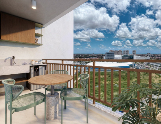 Imagem Apartamento com 3 Quartos à Venda, 74 m² em Presidente Kennedy - Fortaleza