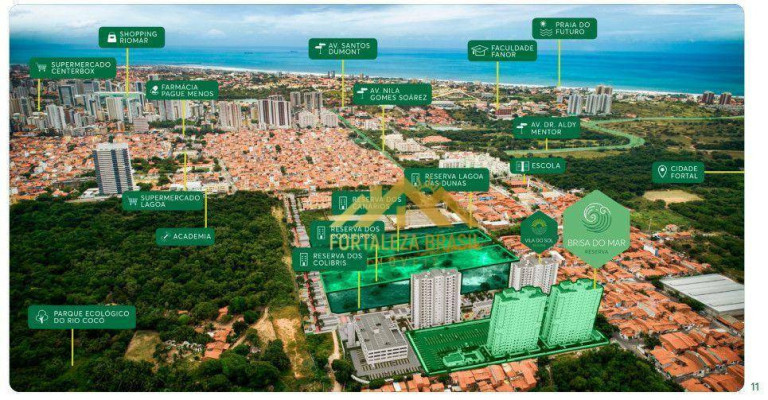 Imagem Imóvel com 2 Quartos à Venda, 45 m² em Cocó - Fortaleza