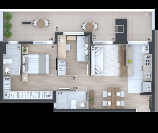 Imagem Apartamento com 3 Quartos à Venda, 79 m² em Portão - Curitiba