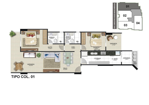 Imagem Apartamento com 2 Quartos à Venda, 94 m² em Centro - Guarapari Imagem Apartamento com 2 Quartos à Venda, 94 m² em Centro - Guarapari