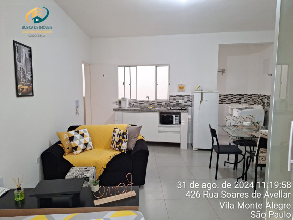 Imagem Imóvel com 1 Quarto para Alugar, 24 m² em Vila Monte Alegre - São Paulo