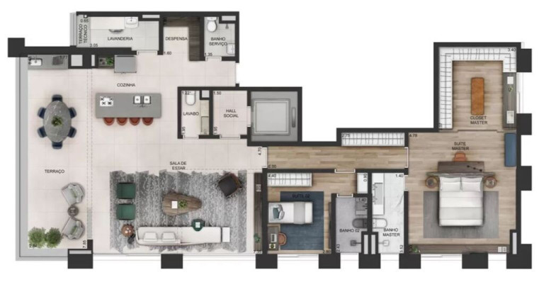 Imagem Apartamento com 3 Quartos à Venda, 191 m² em Itaim Bibi - São Paulo