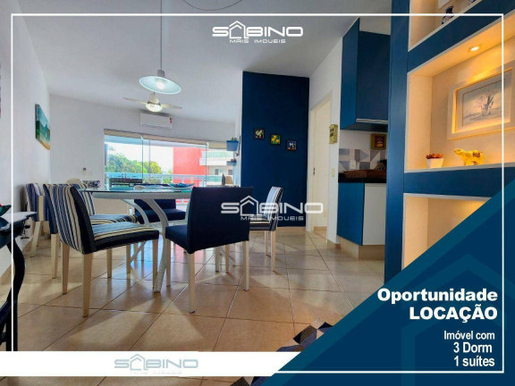Apartamento com 3 Quartos para Temporada, 96 m² em Riviera De São Lourenço - Bertioga