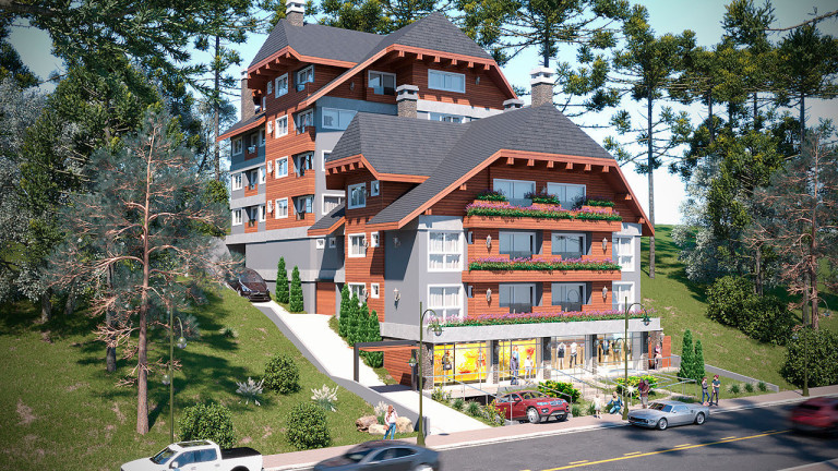 Imagem Imóvel com 2 Quartos à Venda, 74 m² em Lagos Do Bosque - Gramado Imagem Imóvel com 2 Quartos à Venda, 74 m² em Lagos Do Bosque - Gramado