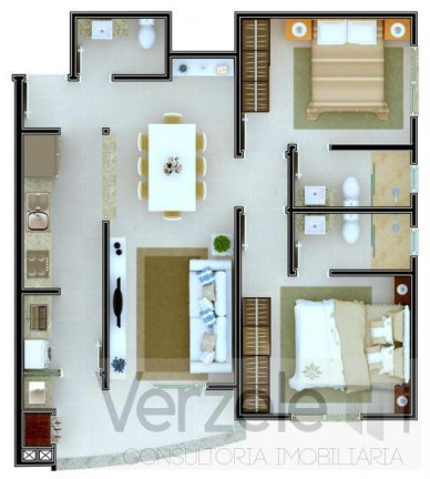 Imagem Apartamento com 2 Quartos à Venda, 180 m² em São Francisco De Assis - Camboriú