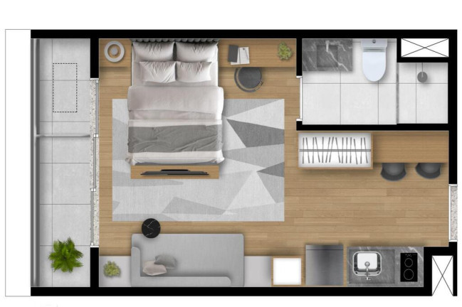 Imagem Imóvel com 1 Quarto à Venda, 25 m² em Vila Clementino - São Paulo Imagem Imóvel com 1 Quarto à Venda, 25 m² em Vila Clementino - São Paulo