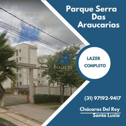 Imagem Apartamento com 2 Quartos à Venda, 41 m² em Chácaras Granja Pousada Del Rey - Santa Luzia