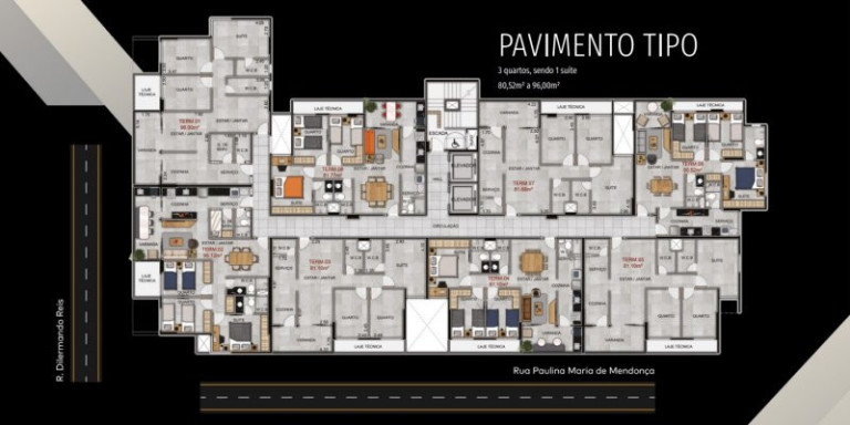 Imagem Apartamento com 3 Quartos à Venda, 81 m² em Jatiúca - Maceió Imagem Apartamento com 3 Quartos à Venda, 81 m² em Jatiúca - Maceió