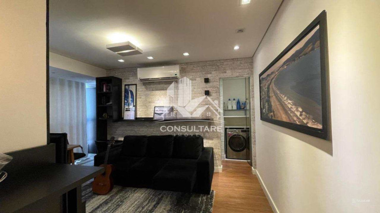 Imagem Flat com 1 Quarto para Alugar, 69 m² em Itararé - São Vicente Imagem Flat com 1 Quarto para Alugar, 69 m² em Itararé - São Vicente