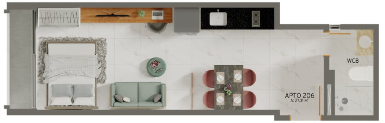 Imagem Apartamento com 1 Quarto à Venda, 40 m² em Jardim Oceania - João Pessoa Imagem Apartamento com 1 Quarto à Venda, 40 m² em Jardim Oceania - João Pessoa
