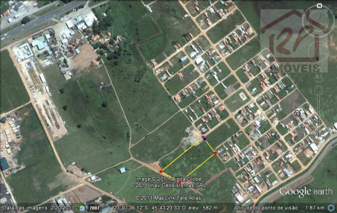 Terreno à Venda, 20.300 m² em Residencial Esperança - Caçapava