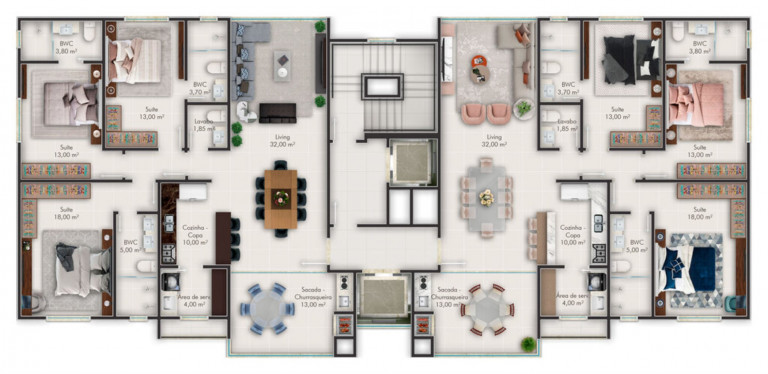 Imagem Imóvel com 3 Quartos à Venda, 132 m² em Meia Praia - Itapema Imagem Imóvel com 3 Quartos à Venda, 132 m² em Meia Praia - Itapema