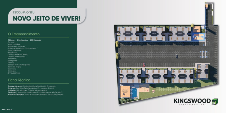Imagem Apartamento com 2 Quartos à Venda, 42 m² em Residencial Vila Romana - Londrina Imagem Apartamento com 2 Quartos à Venda, 42 m² em Residencial Vila Romana - Londrina