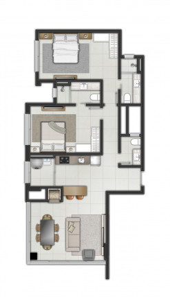 Imagem Apartamento com 2 Quartos à Venda, 78 m² em Centro - Torres Imagem Apartamento com 2 Quartos à Venda, 78 m² em Centro - Torres