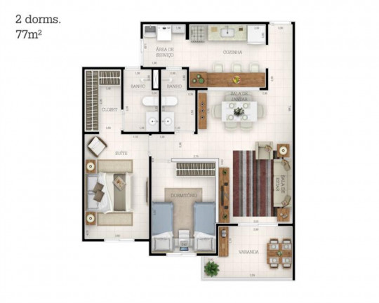 Imagem Imóvel com 2 Quartos à Venda, 78 m² em Vila Rica - Jundiaí Imagem Imóvel com 2 Quartos à Venda, 78 m² em Vila Rica - Jundiaí