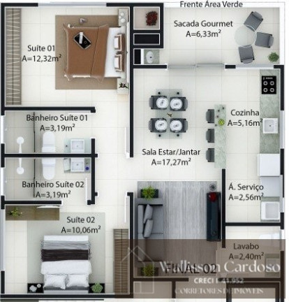 Imagem Apartamento com 1 Quarto à Venda, 75 m² em Centro - Camboriú Imagem Apartamento com 1 Quarto à Venda, 75 m² em Centro - Camboriú