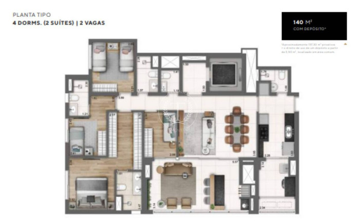 Imagem Apartamento com 4 Quartos à Venda, 141 m² em Perdizes - São Paulo