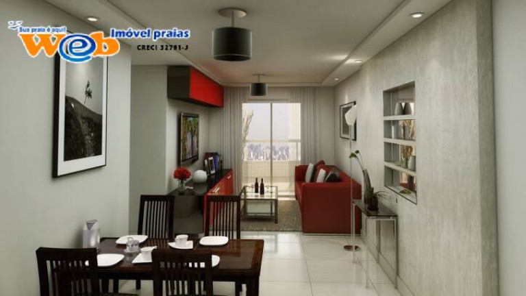 Imagem Apartamento com 2 Quartos à Venda, 70 m² em Aviação - Praia Grande