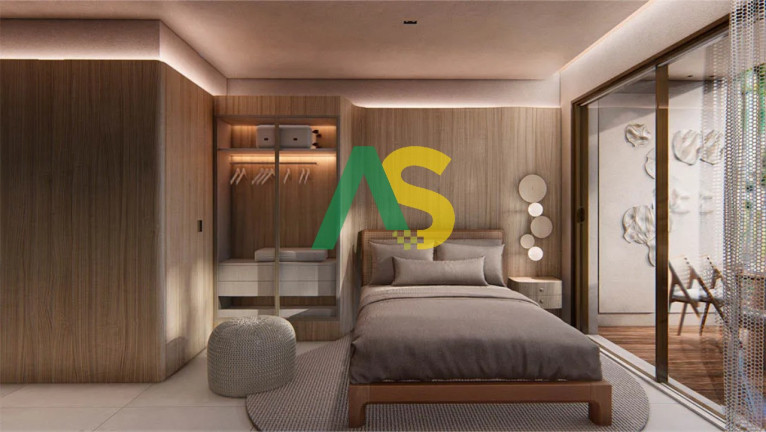 Imagem Flat com 1 Quarto à Venda, 26 m² em Muro Alto - Ipojuca