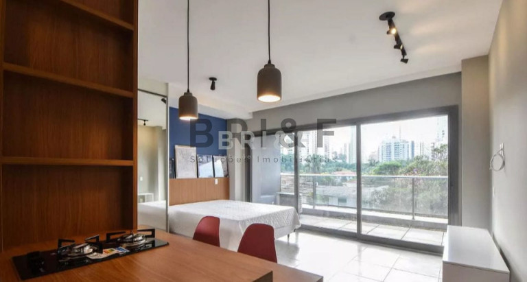 Imagem Apartamento com 1 Quarto para Alugar, 41 m² em Brooklin - São Paulo Imagem Apartamento com 1 Quarto para Alugar, 41 m² em Brooklin - São Paulo
