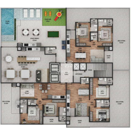 Imagem Apartamento com 2 Quartos à Venda, 67 m² em Rio Pequeno - Camboriú Imagem Apartamento com 2 Quartos à Venda, 67 m² em Rio Pequeno - Camboriú