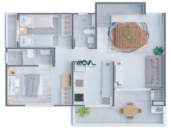 Imagem Cobertura com 3 Quartos à Venda, 99 m² em Rainha Do Mar - Itapoá Imagem Cobertura com 3 Quartos à Venda, 99 m² em Rainha Do Mar - Itapoá
