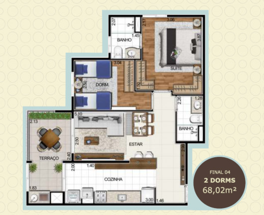 Imagem Studio com 1 Quarto à Venda, 42 m² em Alphaville - Barueri Imagem Studio com 1 Quarto à Venda, 42 m² em Alphaville - Barueri