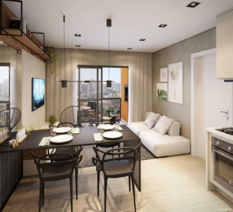 Imagem Imóvel com 1 Quarto à Venda, 28 m² em Portão - Curitiba