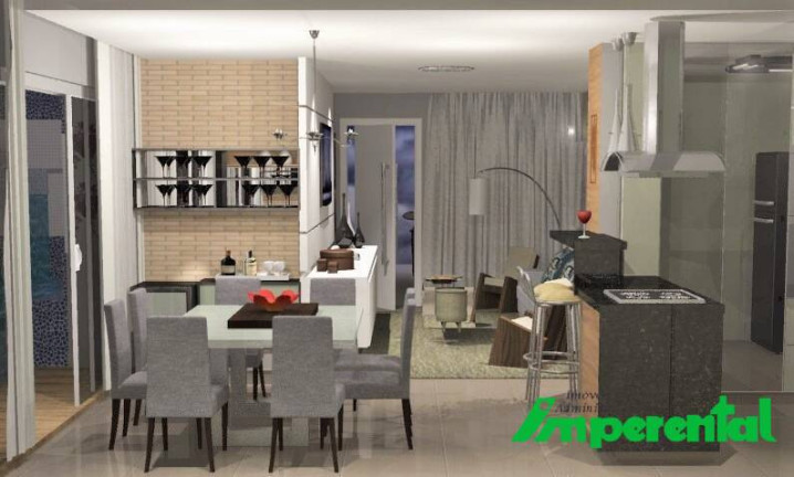 Imagem Casa com 3 Quartos à Venda, 109 m² em Embaré - Santos Imagem Casa com 3 Quartos à Venda, 109 m² em Embaré - Santos