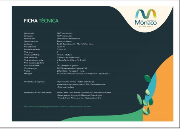 Imagem Apartamento à Venda, em Monaco - Programa Casa Verde Amarela - Cotia Imagem Apartamento à Venda, em Monaco - Programa Casa Verde Amarela - Cotia