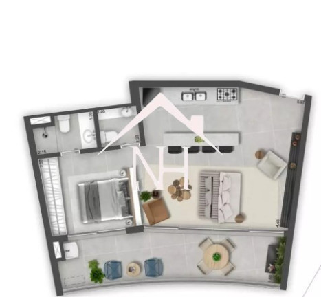 Imagem Apartamento com 1 Quarto à Venda, 62 m² em Indianópolis - São Paulo Imagem Apartamento com 1 Quarto à Venda, 62 m² em Indianópolis - São Paulo
