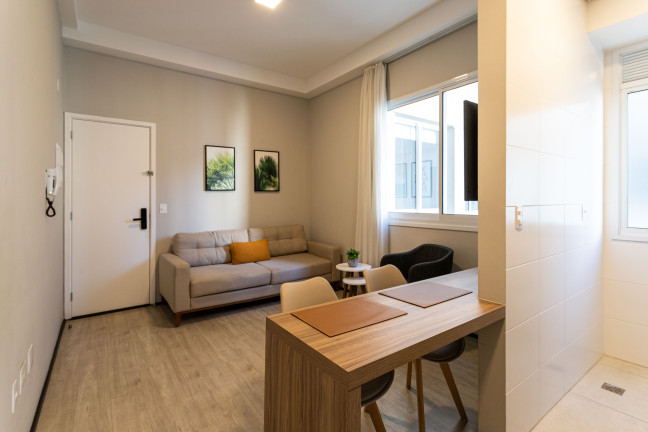 Apartamento com 1 Quarto para Alugar, 35 m² em Higienópolis - São Paulo