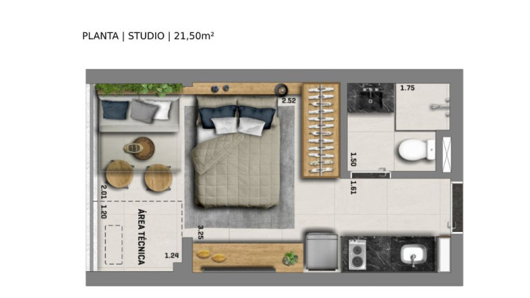 Studio com 1 Quarto à Venda, 26 m² em Vila Mariana - São Paulo