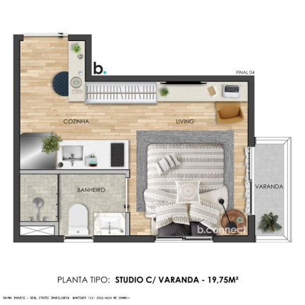 Imagem Apartamento com 1 Quarto à Venda, 20 m² em Vila Pompéia - São Paulo Imagem Apartamento com 1 Quarto à Venda, 20 m² em Vila Pompéia - São Paulo