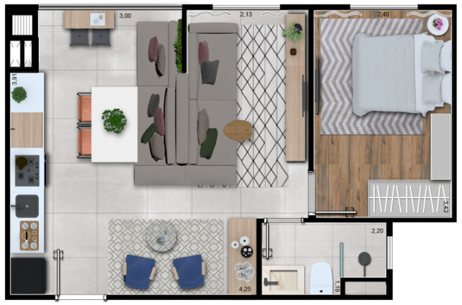 Imagem Apartamento com 2 Quartos à Venda, 40 m² em Morumbi - São Paulo Imagem Apartamento com 2 Quartos à Venda, 40 m² em Morumbi - São Paulo