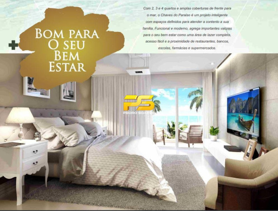 Imagem Apartamento com 2 Quartos à Venda, 68 m² em Ponta De Campina - Cabedelo