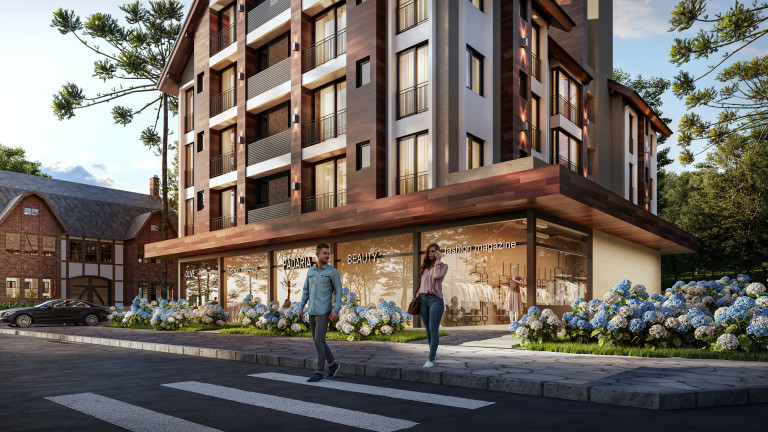 Imagem Apartamento com 2 Quartos à Venda, 74 m² em Centro - Gramado