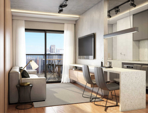Imagem Apartamento com 1 Quarto à Venda, 53 m² em Pinheiros - São Paulo Imagem Apartamento com 1 Quarto à Venda, 53 m² em Pinheiros - São Paulo