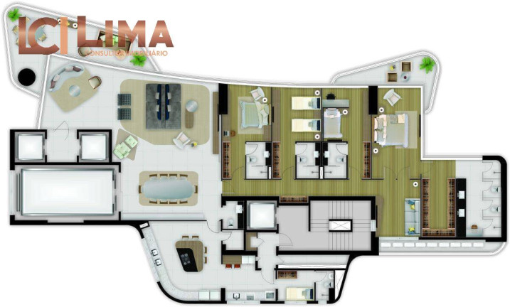 Imagem Apartamento com 4 Quartos à Venda, 362 m² em Meireles - Fortaleza