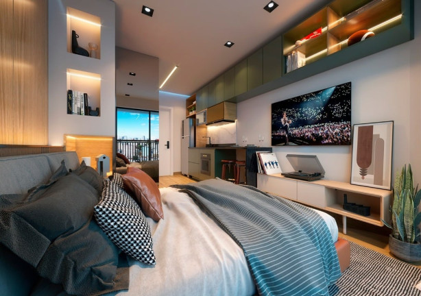 Imagem Apartamento com 2 Quartos à Venda, 51 m² em Centro - Curitiba