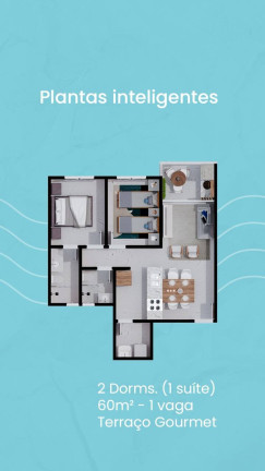 Imagem Apartamento com 2 Quartos à Venda, 60 m² em Riviera De São Lourenço - Bertioga
