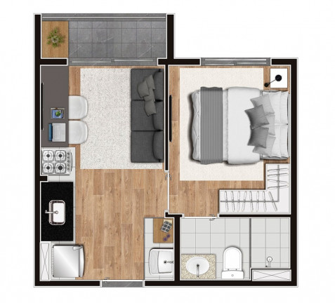 Imagem Apartamento com 1 Quarto à Venda, 26 m² em Barra Funda - São Paulo Imagem Apartamento com 1 Quarto à Venda, 26 m² em Barra Funda - São Paulo