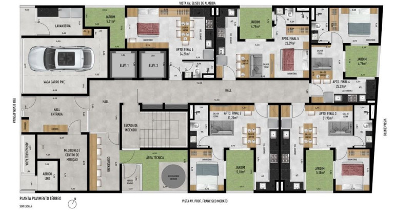 Imagem Apartamento com 1 Quarto à Venda, 25 m² em Jardim Trussardi - São Paulo Imagem Apartamento com 1 Quarto à Venda, 25 m² em Jardim Trussardi - São Paulo