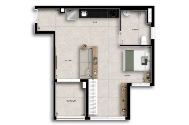 Imagem Imóvel com 1 Quarto à Venda, 34 m² em Vila Mariana - São Paulo