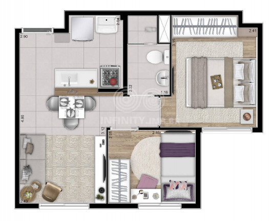 Imagem Apartamento com 2 Quartos à Venda, 36 m² em Sapopemba - São Paulo Imagem Apartamento com 2 Quartos à Venda, 36 m² em Sapopemba - São Paulo